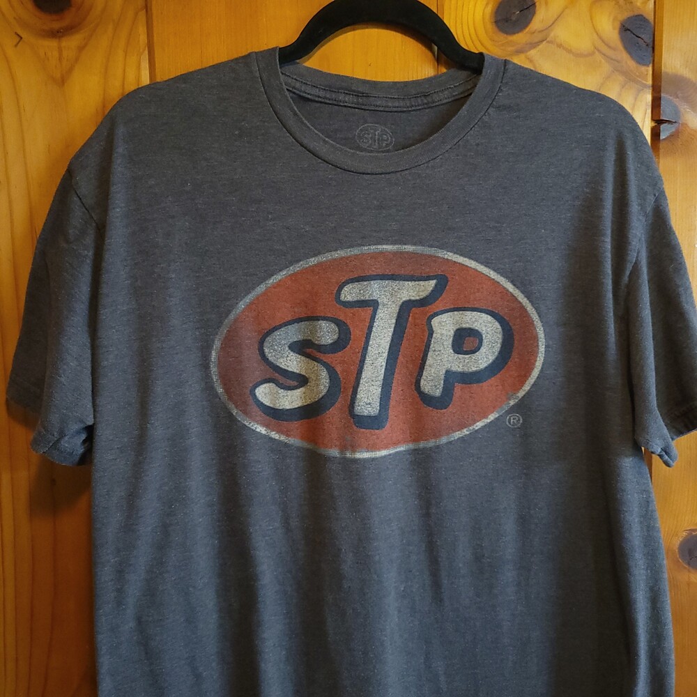 Stone Temple Pilots STP large Gray Cotton T-Shirt Vintage Logo Short Sleeve
